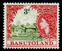 Basutoland 1954 Definitives - Queen Elizabeth II, Mint-Stamps-Basutoland-StampPhenom