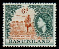 Basutoland 1954 Definitives - Queen Elizabeth II, Mint-Stamps-Basutoland-StampPhenom