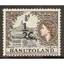 Basutoland 1961 Definitives - New Currency Overprint