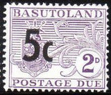 Basutoland 1961 Postage Due - Surcharged-Stamps-Basutoland-StampPhenom