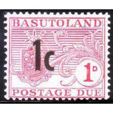 Basutoland 1961 Postage Due - Surcharged