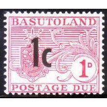 Basutoland 1961 Postage Due - Surcharged