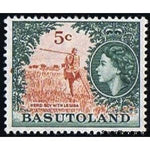 Basutoland 1962 Herdboy playing lesiba-Stamps-Basutoland-StampPhenom