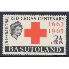 Basutoland 1963 Red Cross Centenary