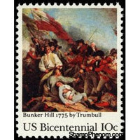 United States of America 1975 Battle of Bunker Hill, by John Trumbull