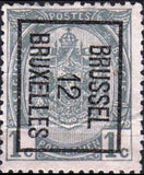 Belgium 1907 Small State Arms - Redesign-Stamps-Belgium-StampPhenom