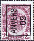 Belgium 1907 Small State Arms - Redesign-Stamps-Belgium-StampPhenom