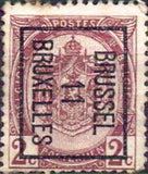 Belgium 1907 Small State Arms - Redesign-Stamps-Belgium-StampPhenom