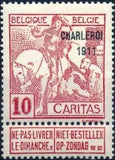 Belgium 1911 World Exhibition, Brussels - Type Caritas-Stamps-Belgium-StampPhenom