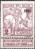 Belgium 1911 World Exhibition, Brussels - Type Caritas-Stamps-Belgium-StampPhenom