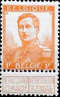 Belgium 1912 Definitives - State Arms and Albert I type Pellens-Stamps-Belgium-StampPhenom