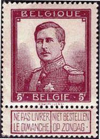 Belgium 1912 Definitives - State Arms and Albert I type Pellens-Stamps-Belgium-StampPhenom