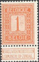 Belgium 1912 Definitives - State Arms and Albert I type Pellens-Stamps-Belgium-StampPhenom