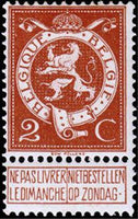 Belgium 1912 Definitives - State Arms and Albert I type Pellens-Stamps-Belgium-StampPhenom