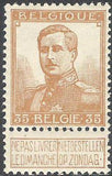 Belgium 1912 Definitives - State Arms and Albert I type Pellens-Stamps-Belgium-StampPhenom