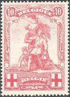 Belgium 1914 Red Cross-Stamps-Belgium-StampPhenom