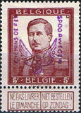 Belgium 1915 Albert I Overprint - Railway Stamps-Stamps-Belgium-StampPhenom