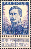 Belgium 1915 Albert I Overprint - Railway Stamps-Stamps-Belgium-StampPhenom