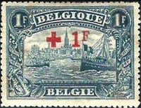 Belgium 1918 Red Cross-Stamps-Belgium-StampPhenom