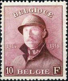 Belgium 1919-1920 King Albert I with Helmet-Stamps-Belgium-StampPhenom