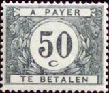 Belgium 1919 Digit in White Circle - Postage Due Stamps-Stamps-Belgium-StampPhenom