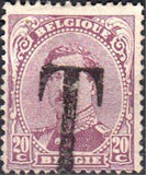 Belgium 1919 King Albert I and Various Vues with Postage Due "T" Overprint-Stamps-Belgium-StampPhenom