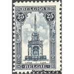 Belgium 1919 Quay of Liège Railway Station-Stamps-Belgium-StampPhenom