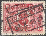 Belgium 1921 State Arms in Oval - Railway Stamps-Stamps-Belgium-StampPhenom