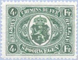 Belgium 1921 State Arms in Oval - Railway Stamps-Stamps-Belgium-StampPhenom