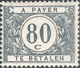 Belgium 1922 Digit in White Circle - Postage Due Stamps-Stamps-Belgium-StampPhenom