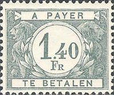 Belgium 1922 Digit in White Circle - Postage Due Stamps-Stamps-Belgium-StampPhenom