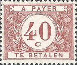 Belgium 1922 Digit in White Circle - Postage Due Stamps-Stamps-Belgium-StampPhenom