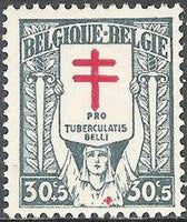 Belgium 1925 Anti Tuberculosis - Lorraine Cross-Stamps-Belgium-StampPhenom