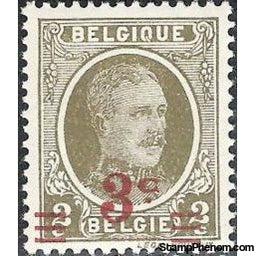 Belgium 1927 Definitives - King Albert I Type "Houyoux" Surcharged-Stamps-Belgium-StampPhenom