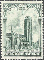 Belgium 1928 Anti Tuberculosis - Cathedrals-Stamps-Belgium-StampPhenom