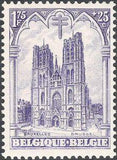 Belgium 1928 Anti Tuberculosis - Cathedrals-Stamps-Belgium-StampPhenom