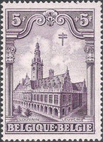 Belgium 1928 Anti Tuberculosis - Cathedrals-Stamps-Belgium-StampPhenom