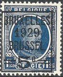 Belgium 1929 Definitives - Heraldic Lion Precancellation and Surcharged-Stamps-Belgium-StampPhenom