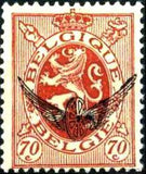 Belgium 1929 Definitives - Heraldic Lion - Service Stamps-Stamps-Belgium-StampPhenom