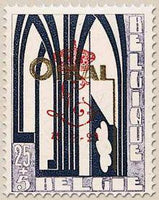 Belgium 1929 First Orval, with Overprint-Stamps-Belgium-StampPhenom