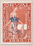 Belgium 1929 First Orval, with Overprint-Stamps-Belgium-StampPhenom