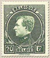 Belgium 1929 King Albert I "Montenez"-Stamps-Belgium-StampPhenom