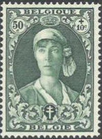 Belgium 1931 Anti Tuberculosis - Queen Elisabeth as Nurse-Stamps-Belgium-StampPhenom