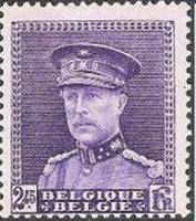 Belgium 1931 King Albert I - Type with Kepi-Stamps-Belgium-StampPhenom