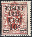 Belgium 1932-1937 Definitives - Heraldic Lion Precancellation and Surcharged-Stamps-Belgium-StampPhenom