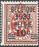 Belgium 1932-1937 Definitives - Heraldic Lion Precancellation and Surcharged-Stamps-Belgium-StampPhenom