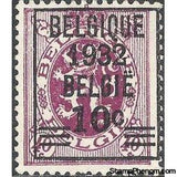 Belgium 1932-1937 Definitives - Heraldic Lion Precancellation and Surcharged-Stamps-Belgium-StampPhenom