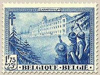 Belgium 1932 Anti Tuberculosis - Sanatorium at La Hulpe-Stamps-Belgium-StampPhenom