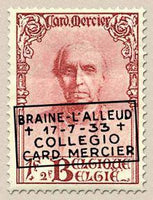 Belgium 1932 Cardinal Mercier with Overprint-Stamps-Belgium-StampPhenom