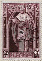 Belgium 1932 Cardinal Mercier with Overprint-Stamps-Belgium-StampPhenom